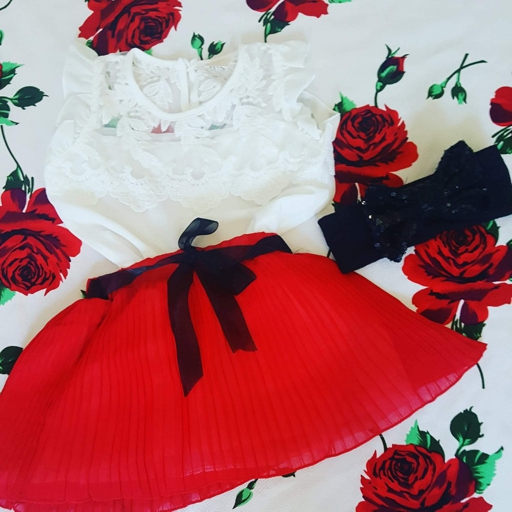 Blouse and skirt
